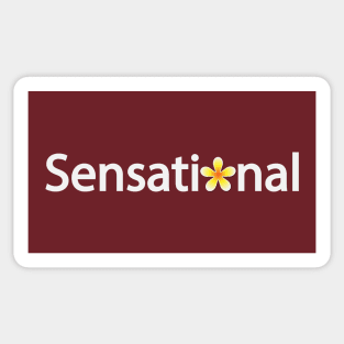 Sensational artistic typography design Sticker